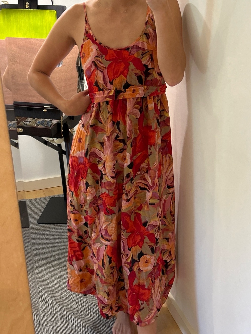 100% Silk Wilfred Midi Dress XXS
